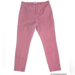 LOFT HIgh Waist Skinny Fit Women's Jean Size W30 / 10 Salmon